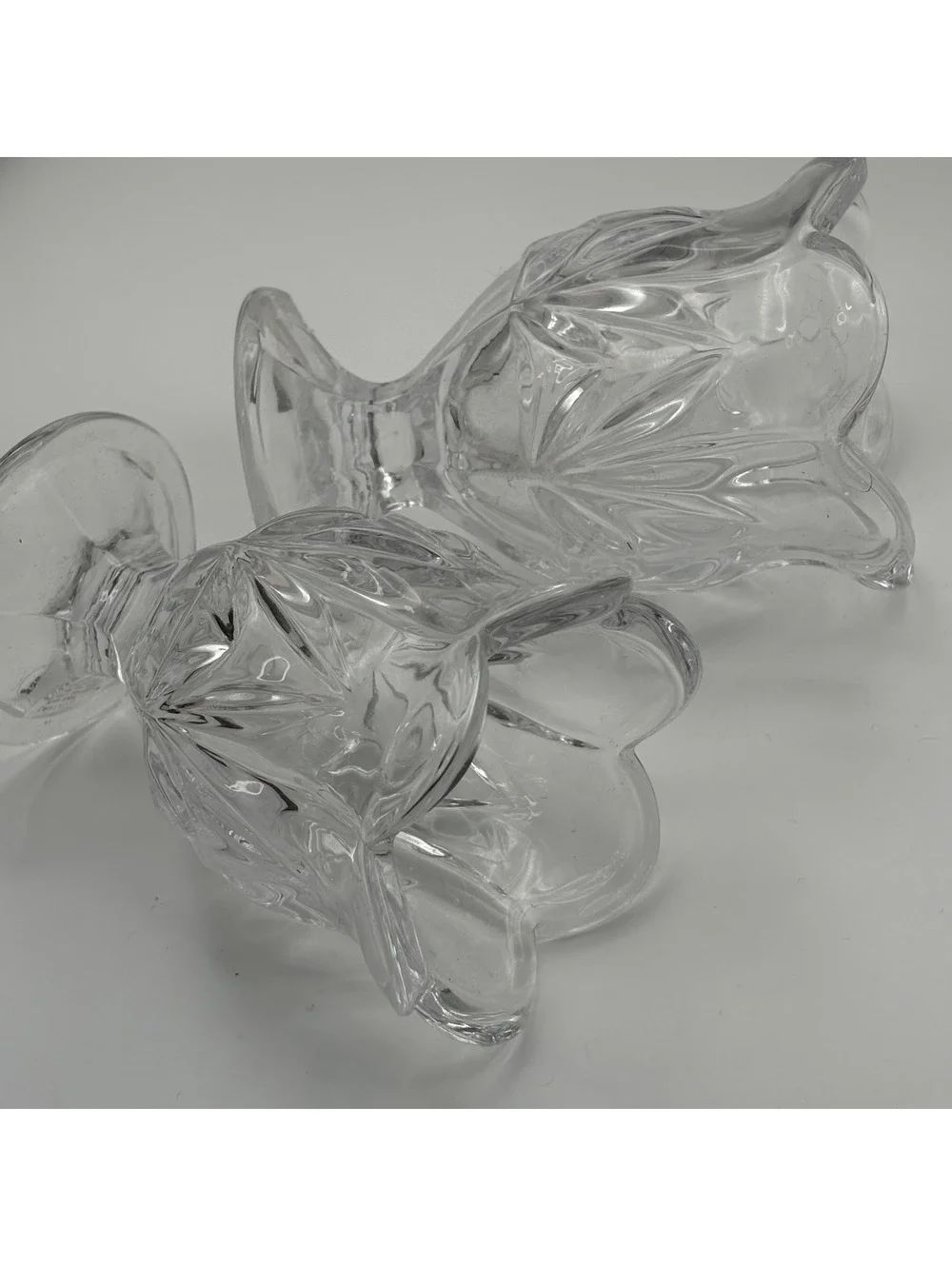Shannon Designs of Ireland Crystal Candlestick Holders Pair